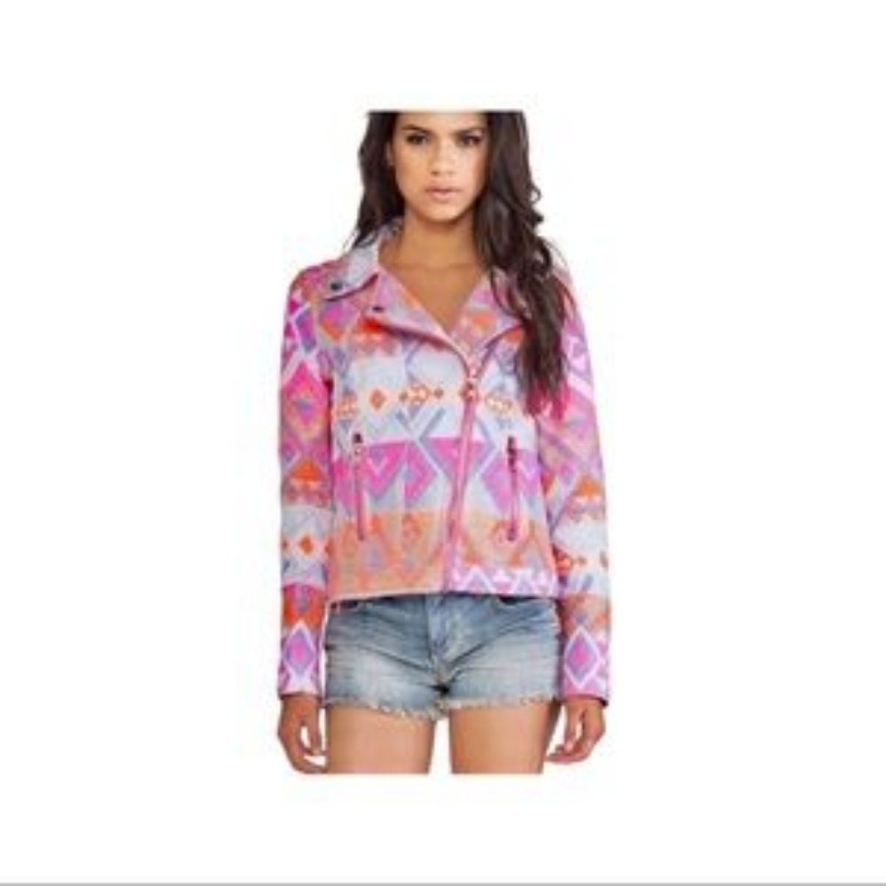 Chaser Multicolor Geometric Jacket - image 1